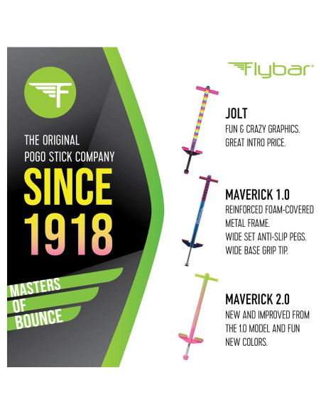 Pogo Stick Flybar Maverick 2.0 para Niños 5+ hasta 36 kg Pogo Stick Flybar Maverick 2.0 para Niños 5+ hasta 36 kg