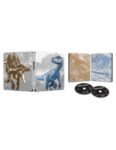 Jurassic World - Reino Caído Blu-ray Steelbook 17.1x13.7cm