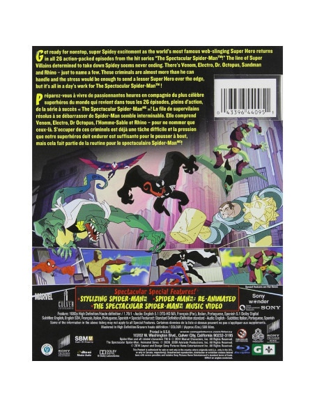 Espectacular Spider-Man Blu-ray Completo 1ra y 2da Temporada Espectacular Spider-Man Blu-ray Completo 1ra y 2da Temporada