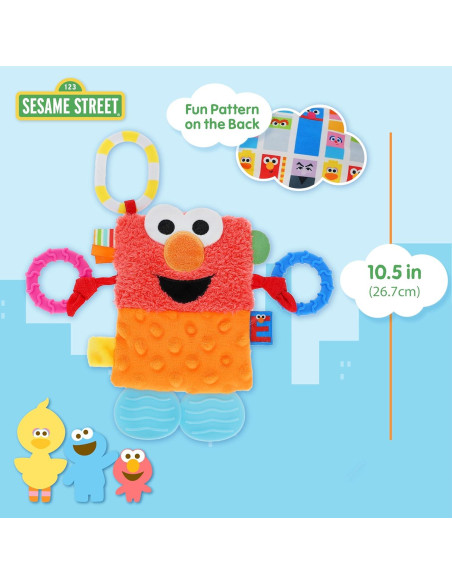 Juguete Sensorial Elmo Tirar y Etiquetar Kids Preferred 19cm Juguete Sensorial Elmo Tirar y Etiquetar Kids Preferred 19cm