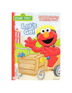 Libro para Colorear Sesame Street Elmo 96 Páginas Actividades
