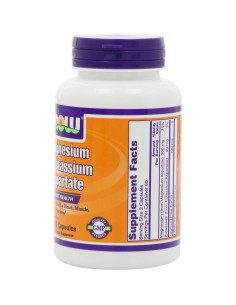 NOW Aspartato de Magnesio y Potasio con Taurina 240 Cápsulas 2