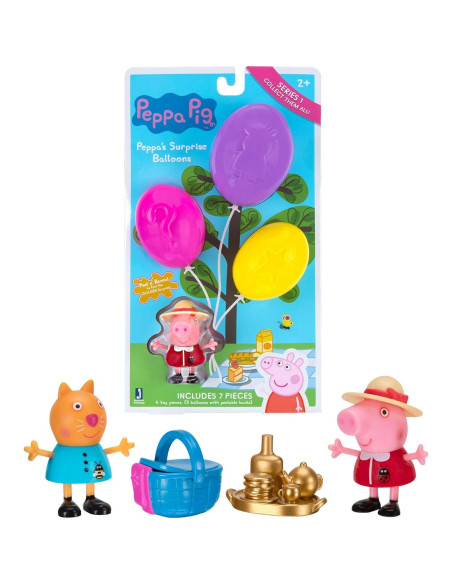 Globos Sorpresa Peppa Pig - Paquete de 2 con 3 Sorprisas Globos Sorpresa Peppa Pig - Paquete de 2 con 3 Sorprisas