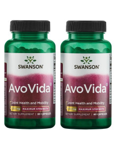 Suplemento Articular Swanson AvoVida 60 Cápsulas 300mg