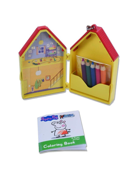 Libro para Colorear Peppa Pig con Lápices y Estuche Libro para Colorear Peppa Pig con Lápices y Estuche