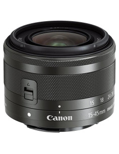 Lente Zoom Canon EF-M 15-45mm f/3.5-6.3 IS STM Renovado