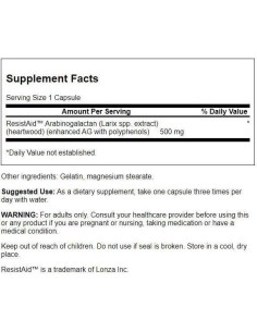 Arabinogalactano Swanson 500 mg 90 cápsulas - Inmunidad 2