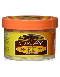 Manteca de Mango OKAY 100% Pura 226.8 g - Hidrata Cabello y Piel