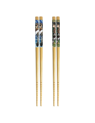 Palillos de Bambú Coleccionables Just Funky Attack on Titan 22.5 cm