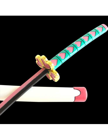 Katana Cuchillo Samurai Demon Slayer Kanroji Mitsuri 25cm