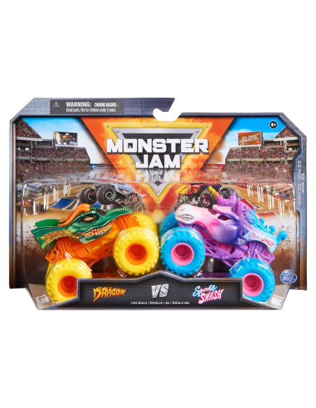 Monster Jam Camiones Monstruo 1:64 Spin Master - Paquete 2 Monster Jam Camiones Monstruo 1:64 Spin Master - Paquete 2