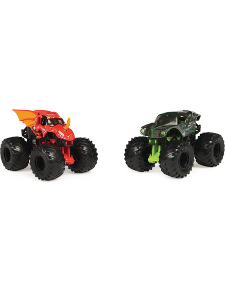 Monster Jam Camiones Monstruo 1:64 Spin Master - Paquete 2 Monster Jam Camiones Monstruo 1:64 Spin Master - Paquete 2