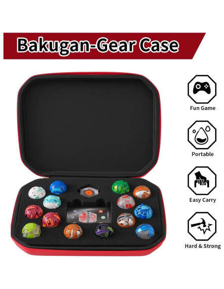 Funda Organizadora de Juguetes Bakugan Roseliya - Rojo Funda Organizadora de Juguetes Bakugan Roseliya - Rojo