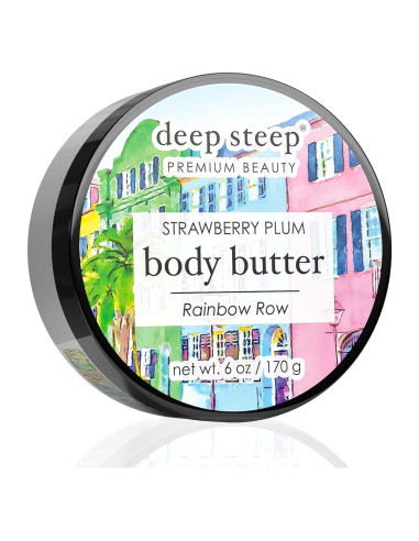 Manteca Corporal Deep Steep 170 g - Ciruela de Fresa Hidratante