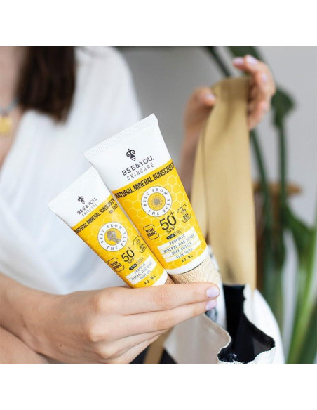 Protector Solar Facial Bee and You SPF 50 38.1g - Natural y Hipoalergénico Protector Solar Facial Bee and You SPF 50 38.1g - Natural y Hipoalergénico