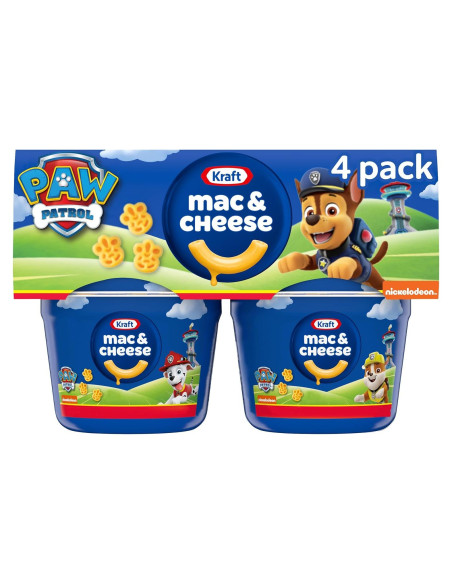 Kraft Mac & Cheese Paw Patrol - 4 Tazas de 53.86 g Kraft Mac & Cheese Paw Patrol - 4 Tazas de 53.86 g