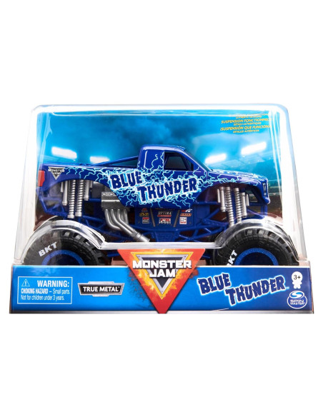Camión Monstruo Die-Cast Monster Jam Blue Thunder 1:24 Camión Monstruo Die-Cast Monster Jam Blue Thunder 1:24