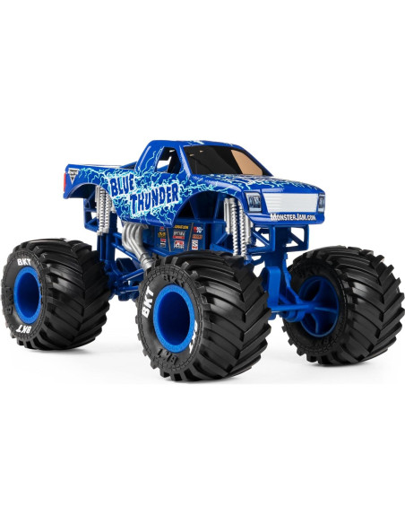 Camión Monstruo Die-Cast Monster Jam Blue Thunder 1:24 Camión Monstruo Die-Cast Monster Jam Blue Thunder 1:24