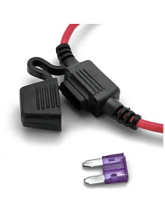 Soporte de Fusible Inline MGI 18AWG con 5 Fusibles Mini 3AMP 2