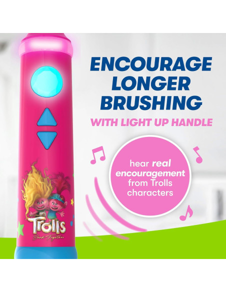 Cepillo de Dientes Eléctrico Interactivo Firefly Trolls 3+ Cepillo de Dientes Eléctrico Interactivo Firefly Trolls 3+