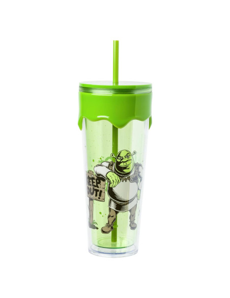 Vaso de Goteo 26oz Baba Plateada Shrek con Limo Verde Vaso de Goteo 26oz Baba Plateada Shrek con Limo Verde