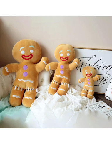 Muñeco de Jengibre de Peluche Walbest 30cm 50cm 60cm Navidad