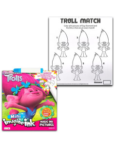Libros de Colorear Trolls Imagine Ink - Paquete de 12 para Niños 2