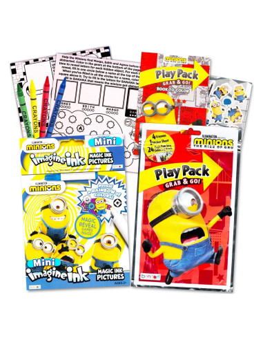 Libro para Colorear Tinta Mágica Minions - Set de Juego