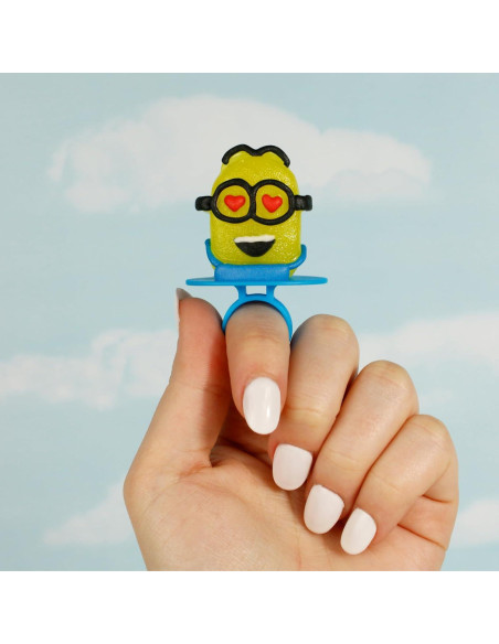 Anillos Lollipop Minions - 18 Caramelos Individuales Sabores Fruta Anillos Lollipop Minions - 18 Caramelos Individuales Sabores Fruta