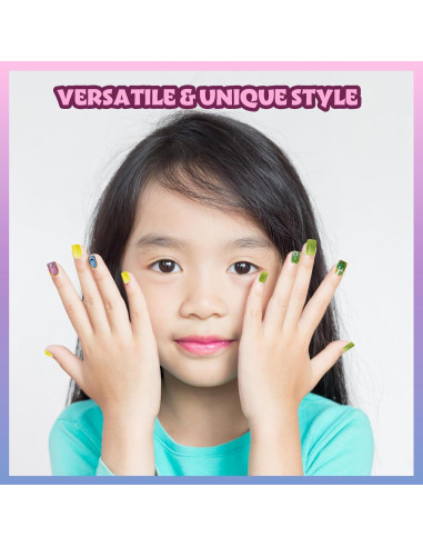 Uñas Postizas Care Bears 36 Piezas para Niñas - Townley Girl