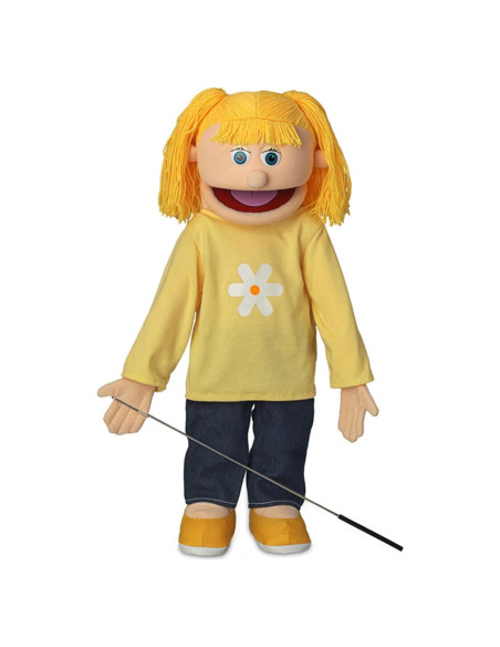 Marioneta de Ventrílocuo Silly Puppets 63.5 cm Chica Durazno Marioneta de Ventrílocuo Silly Puppets 63.5 cm Chica Durazno