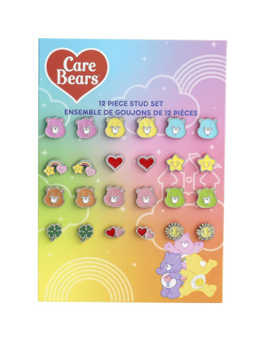 Pendientes de Stud Care Bears Sally Rose Set de 12