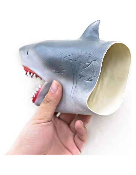 Títere de Mano de Tiburón Realista Yolococa 18x9 cm Títere de Mano de Tiburón Realista Yolococa 18x9 cm