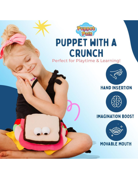 Títere de Mano Sándwich Puppet Pals - 17.78 cm Títere de Mano Sándwich Puppet Pals - 17.78 cm