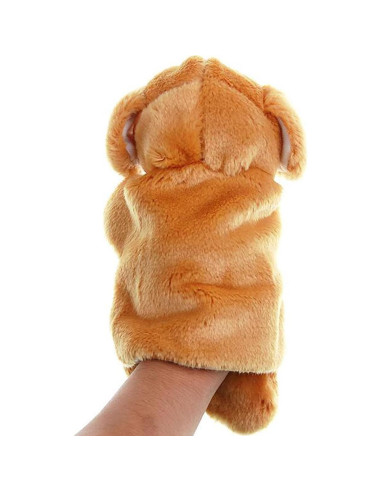 Marioneta de Mano Perro Marrón ZUXUCUVU 25.4 cm