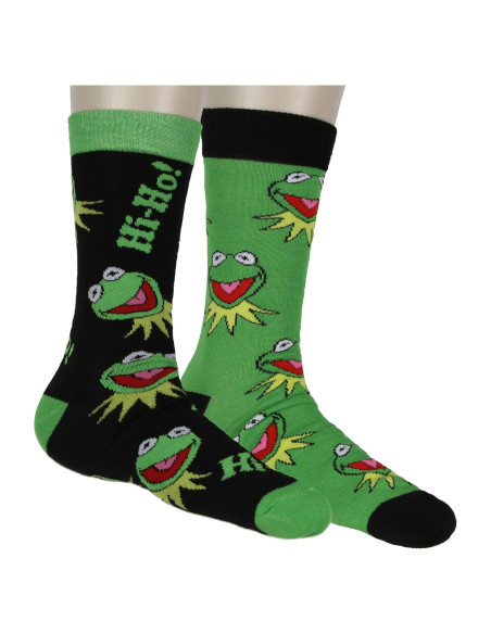 Calcetines Crew Disney Kermit La Rana - 2 Pares T. 10-13 Calcetines Crew Disney Kermit La Rana - 2 Pares T. 10-13