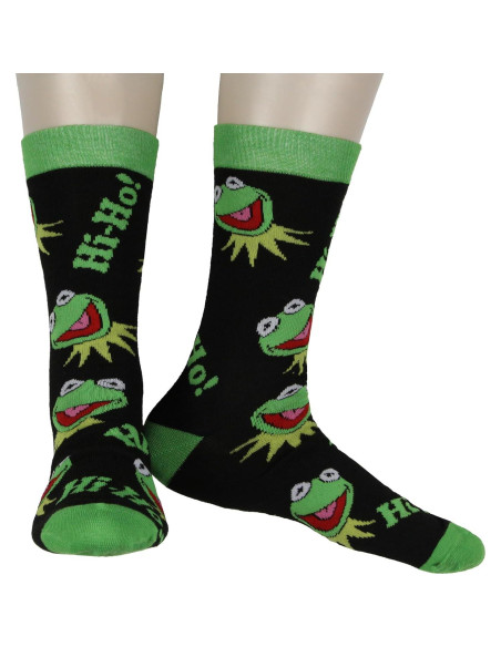 Calcetines Crew Disney Kermit La Rana - 2 Pares T. 10-13 Calcetines Crew Disney Kermit La Rana - 2 Pares T. 10-13