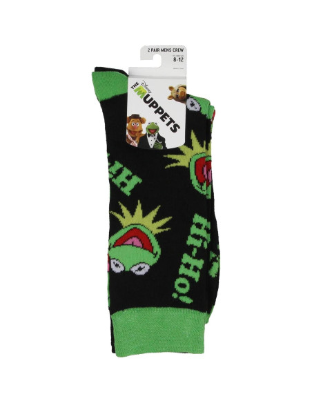 Calcetines Crew Disney Kermit La Rana - 2 Pares T. 10-13 Calcetines Crew Disney Kermit La Rana - 2 Pares T. 10-13