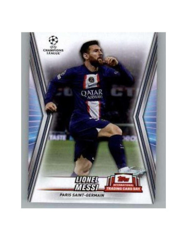 Tarjeta de Comercio Topps UEFA Lionel Messi PSG 2023