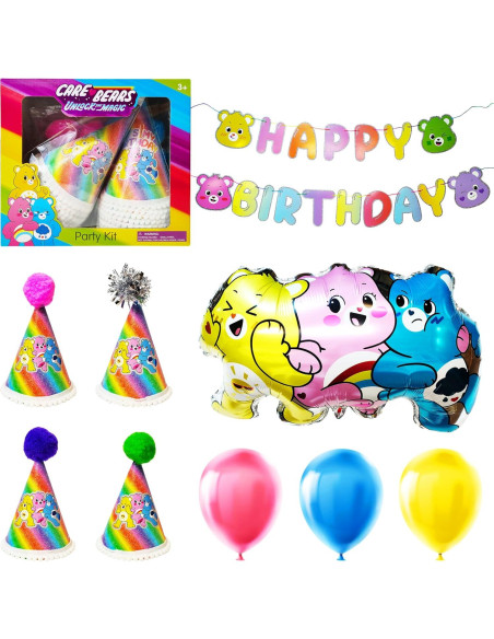 Decoraciones de Cumpleaños Care Bears 31pc H.E.R. Accessories Decoraciones de Cumpleaños Care Bears 31pc H.E.R. Accessories