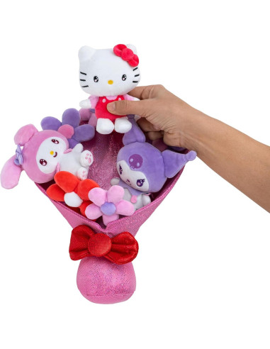 Ramo de San Valentín de Peluche Hello Kitty - 9 peluches
