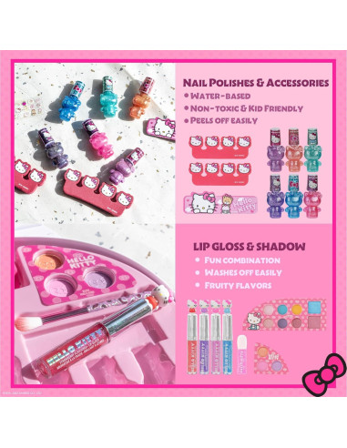 Juego de Maquillaje Iluminado Hello Kitty Townley Girl 3+