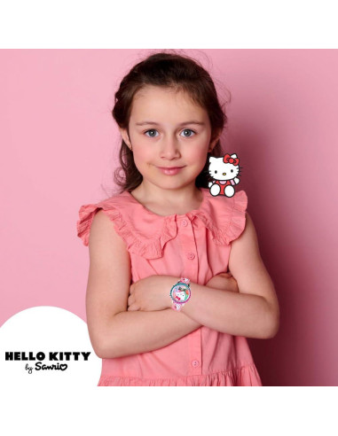 Reloj Digital Hello Kitty Accutime para Niñas Correa Rosa
