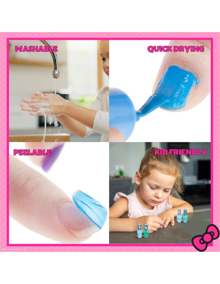 Set de 18 Esmaltes de Uñas a Base de Agua Hello Kitty Set de 18 Esmaltes de Uñas a Base de Agua Hello Kitty