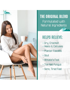 Baño de pies Purely Northwest 0.45 kg con aceite de árbol de té 2