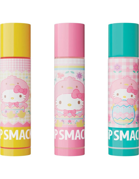 Trío de Bálsamos Labiales Lip Smacker Hello Kitty - 3 Sabores Trío de Bálsamos Labiales Lip Smacker Hello Kitty - 3 Sabores