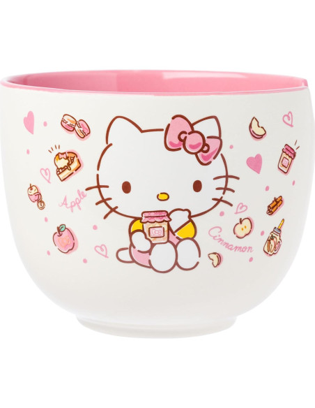 Tazón Cerámica Ramen Hello Kitty 20 oz Manzana y Canela Tazón Cerámica Ramen Hello Kitty 20 oz Manzana y Canela
