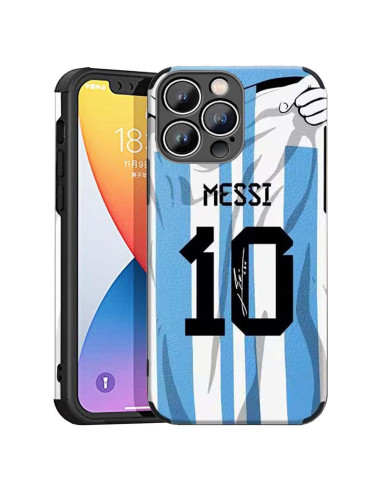 Funda Bumper ZERMU para iPhone 15 Pro 6.1" Jersey Messi