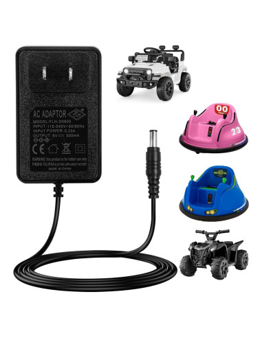 Cargador Universal 6V para Juguetes de Paseo - FLHFULIHUA