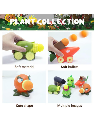 Set de Figuritas de Acción Maikerry PVZ 12 Piezas con Mapa